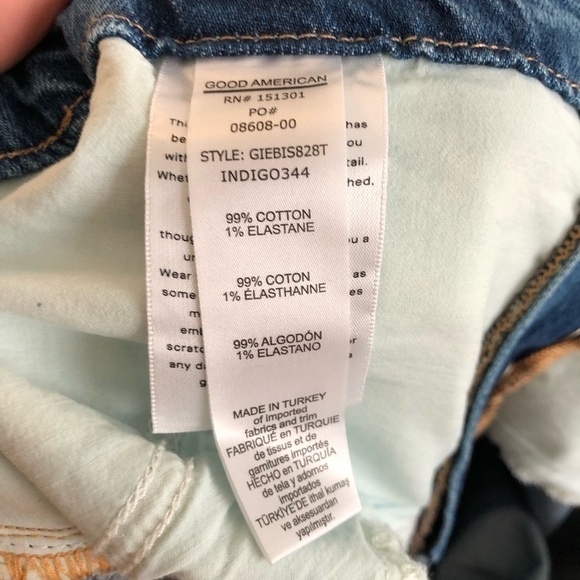 Good American Blue Straight Jeans 22 - Picture 16 of 16